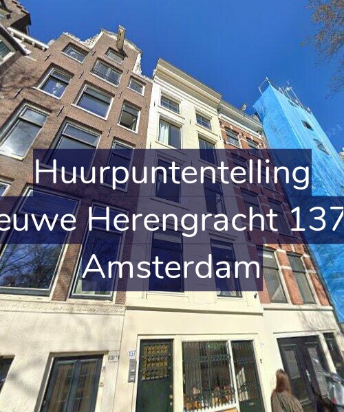 Foto gevel Huurpuntentelling voor Nieuwe Herengracht 137-2, Amsterdam