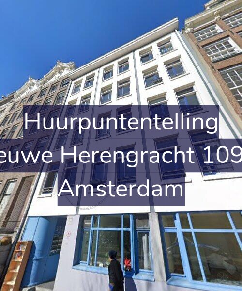 Foto gevel Huurpuntentelling voor Nieuwe Herengracht 109-R, Amsterdam