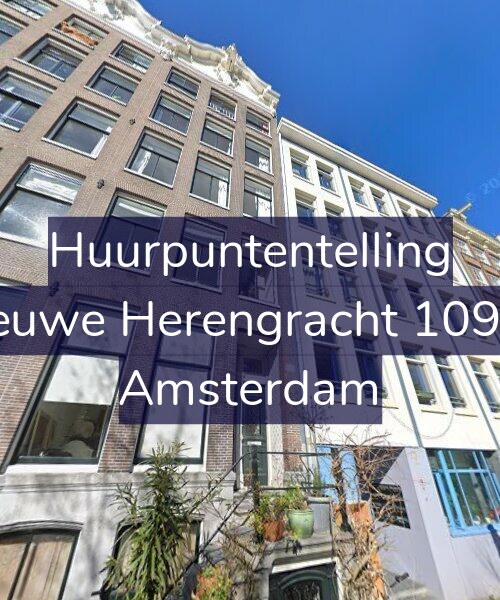 Foto gevel Huurpuntentelling voor Nieuwe Herengracht 109-M, Amsterdam