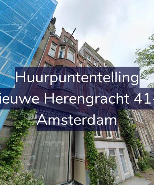Foto gevel Huurpuntentelling voor Nieuwe Herengracht 41-E, Amsterdam