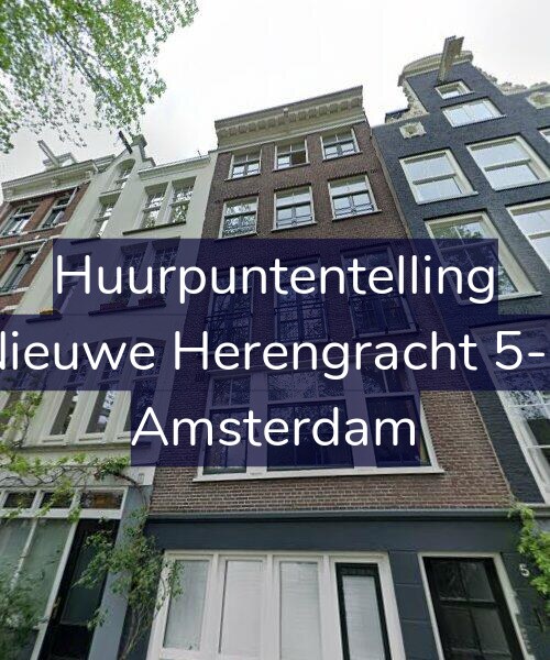 Foto gevel Huurpuntentelling voor Nieuwe Herengracht 5-1, Amsterdam