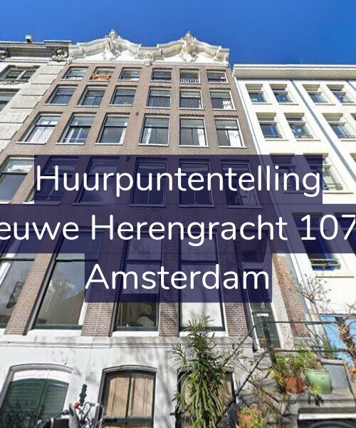Foto gevel Huurpuntentelling voor Nieuwe Herengracht 107-3, Amsterdam