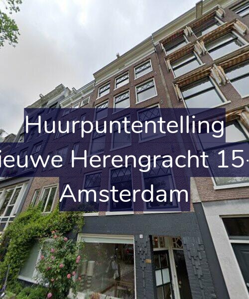 Foto gevel Huurpuntentelling voor Nieuwe Herengracht 15-1, Amsterdam