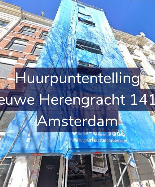 Foto gevel Huurpuntentelling voor Nieuwe Herengracht 141-2, Amsterdam