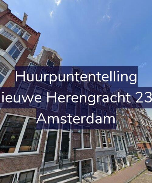 Foto gevel Huurpuntentelling voor Nieuwe Herengracht 235, Amsterdam