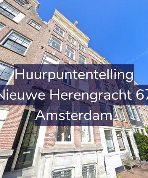 Foto gevel Huurpuntentelling voor Nieuwe Herengracht 67, Amsterdam