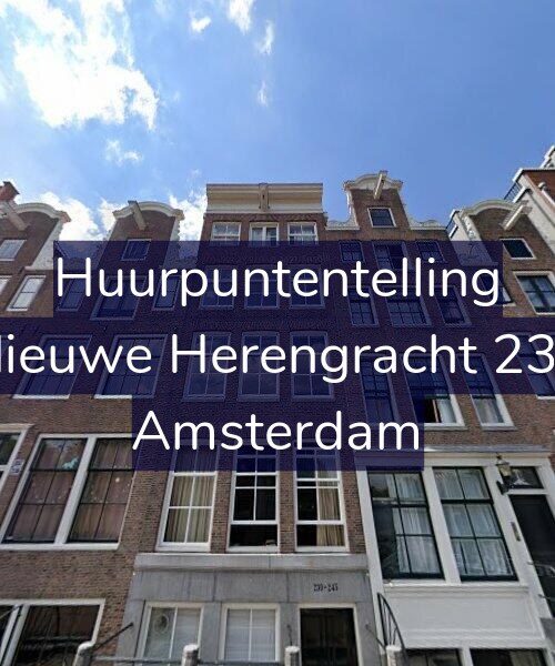 Foto gevel Huurpuntentelling voor Nieuwe Herengracht 239, Amsterdam
