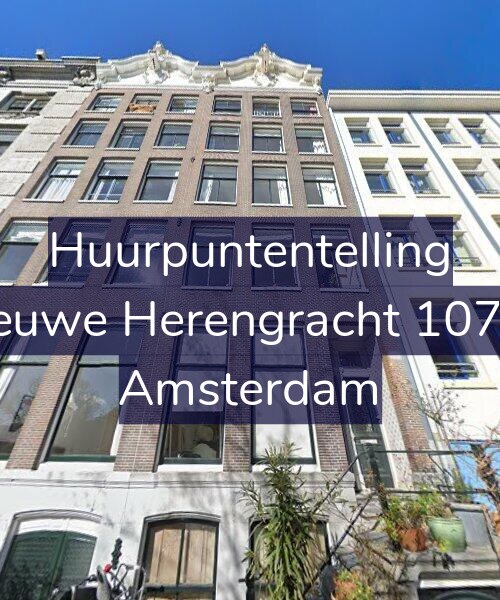 Foto gevel Huurpuntentelling voor Nieuwe Herengracht 107-H, Amsterdam