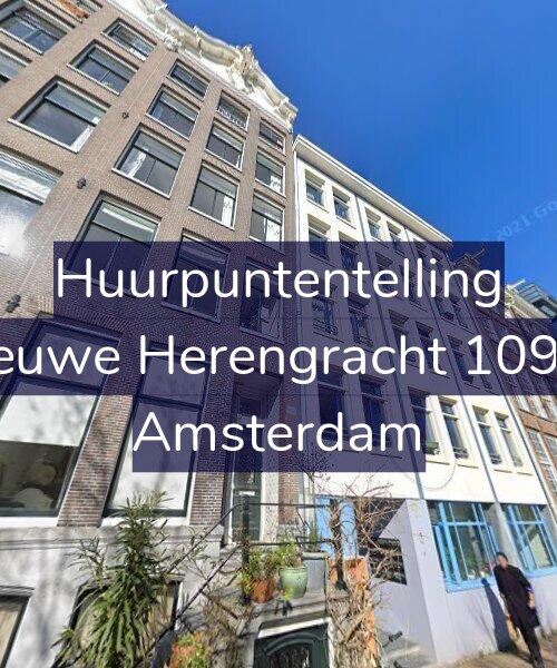 Foto gevel Huurpuntentelling voor Nieuwe Herengracht 109-G, Amsterdam