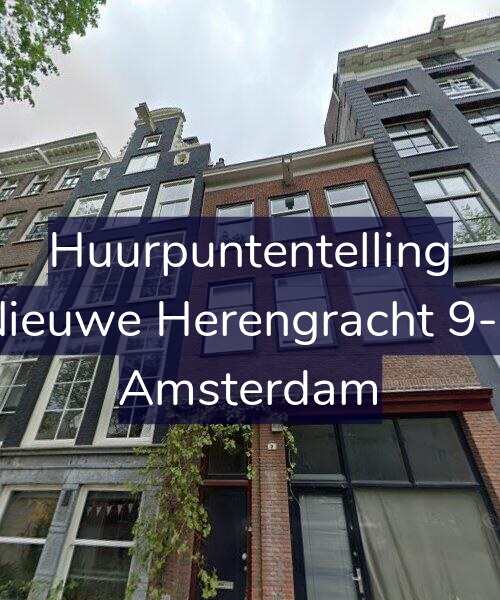 Foto gevel Huurpuntentelling voor Nieuwe Herengracht 9-1, Amsterdam