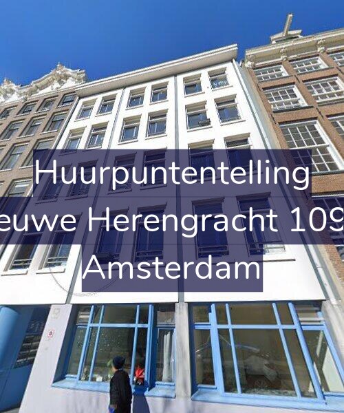 Foto gevel Huurpuntentelling voor Nieuwe Herengracht 109-Z, Amsterdam