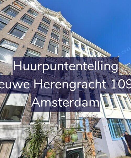 Foto gevel Huurpuntentelling voor Nieuwe Herengracht 109-L, Amsterdam