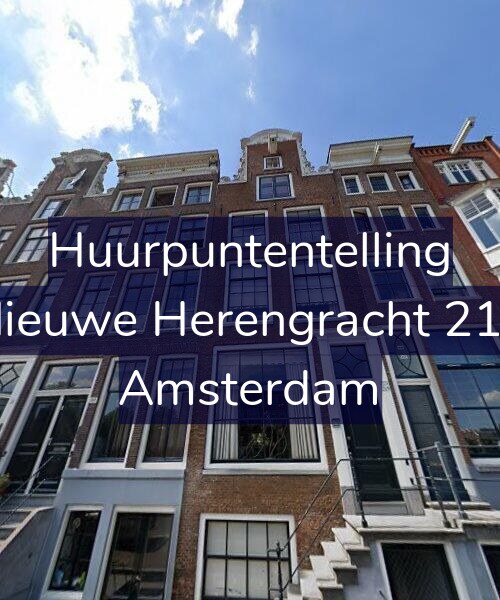 Foto gevel Huurpuntentelling voor Nieuwe Herengracht 219, Amsterdam