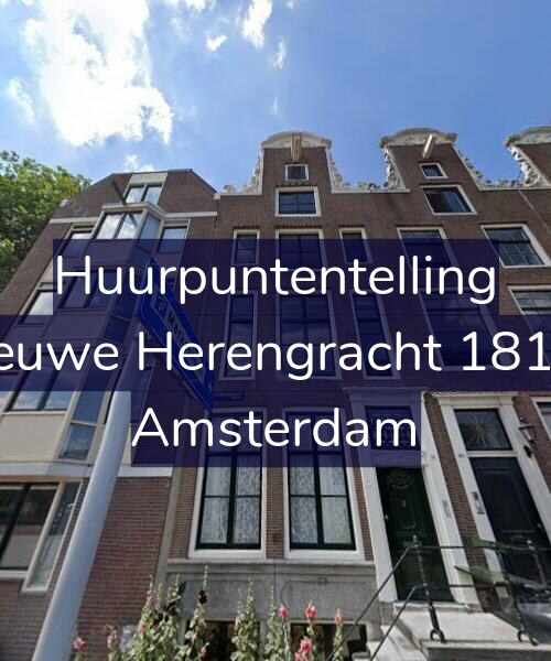 Foto gevel Huurpuntentelling voor Nieuwe Herengracht 181-A, Amsterdam