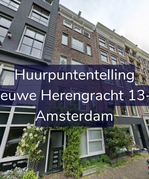 Foto gevel Huurpuntentelling voor Nieuwe Herengracht 13-H, Amsterdam