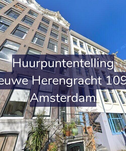 Foto gevel Huurpuntentelling voor Nieuwe Herengracht 109-K, Amsterdam