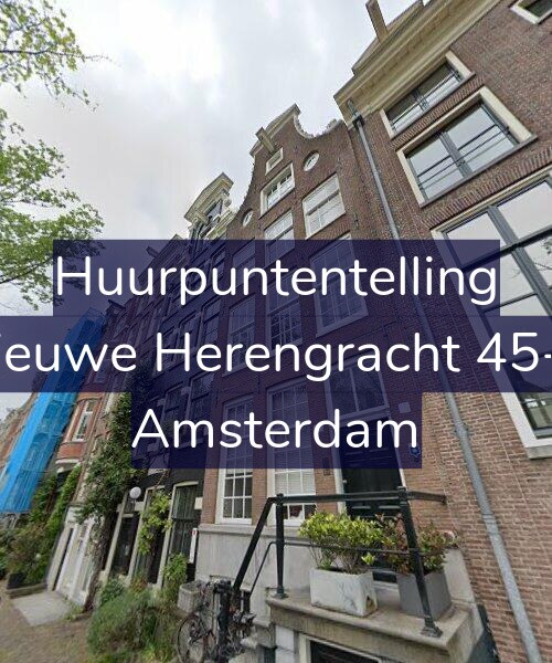 Foto gevel Huurpuntentelling voor Nieuwe Herengracht 45-C, Amsterdam