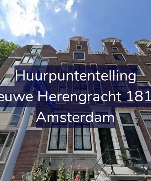 Foto gevel Huurpuntentelling voor Nieuwe Herengracht 181-B, Amsterdam