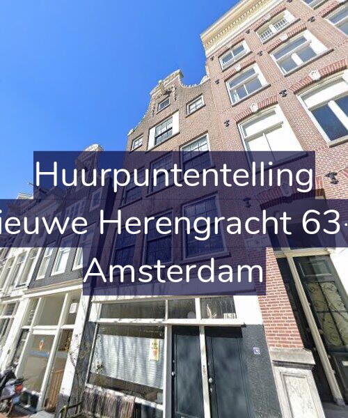 Foto gevel Huurpuntentelling voor Nieuwe Herengracht 63-2, Amsterdam