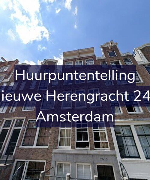 Foto gevel Huurpuntentelling voor Nieuwe Herengracht 245, Amsterdam