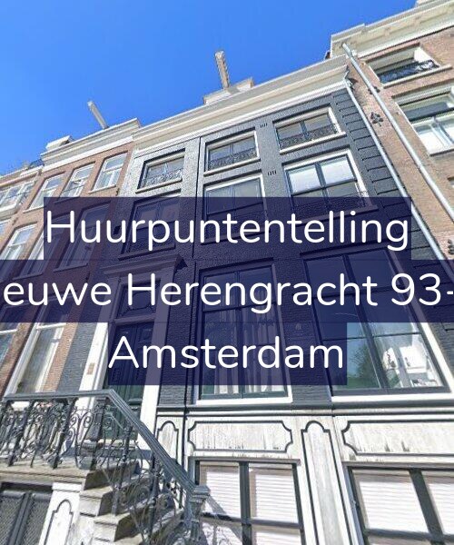 Foto gevel Huurpuntentelling voor Nieuwe Herengracht 93-A, Amsterdam