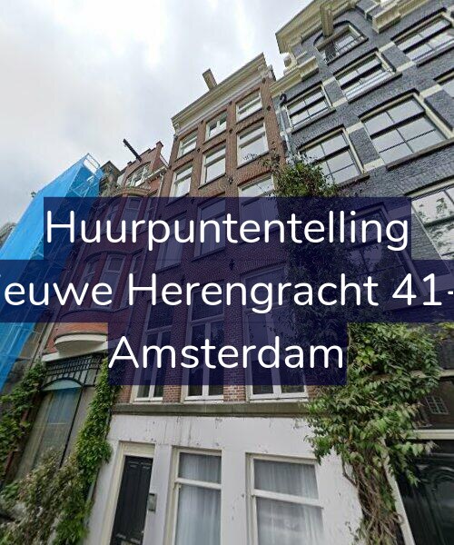 Foto gevel Huurpuntentelling voor Nieuwe Herengracht 41-B, Amsterdam