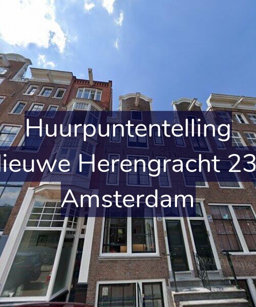 Foto gevel Huurpuntentelling voor Nieuwe Herengracht 231, Amsterdam