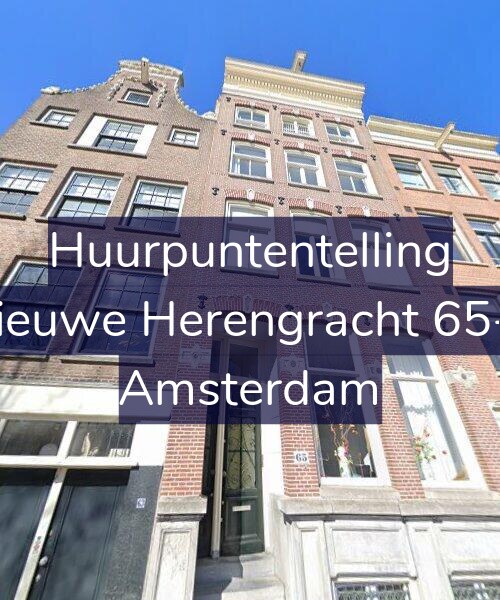 Foto gevel Huurpuntentelling voor Nieuwe Herengracht 65-2, Amsterdam