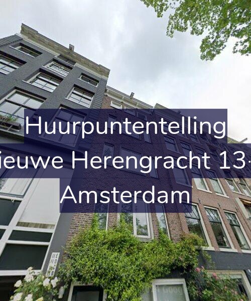 Foto gevel Huurpuntentelling voor Nieuwe Herengracht 13-3, Amsterdam