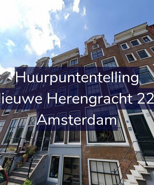 Foto gevel Huurpuntentelling voor Nieuwe Herengracht 221, Amsterdam