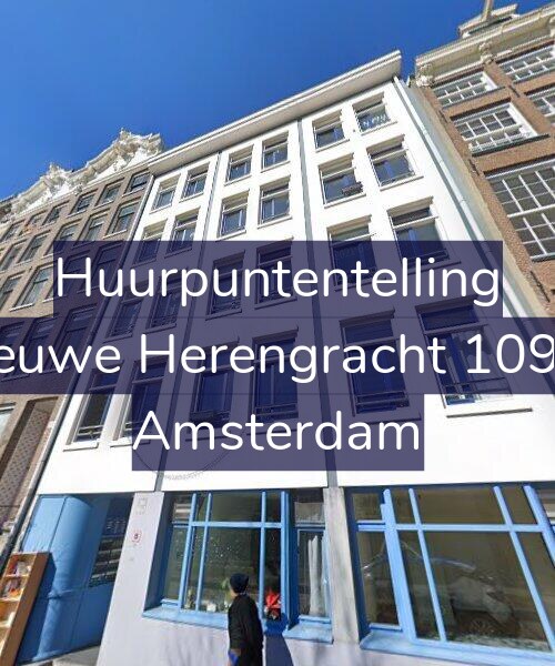 Foto gevel Huurpuntentelling voor Nieuwe Herengracht 109-V, Amsterdam