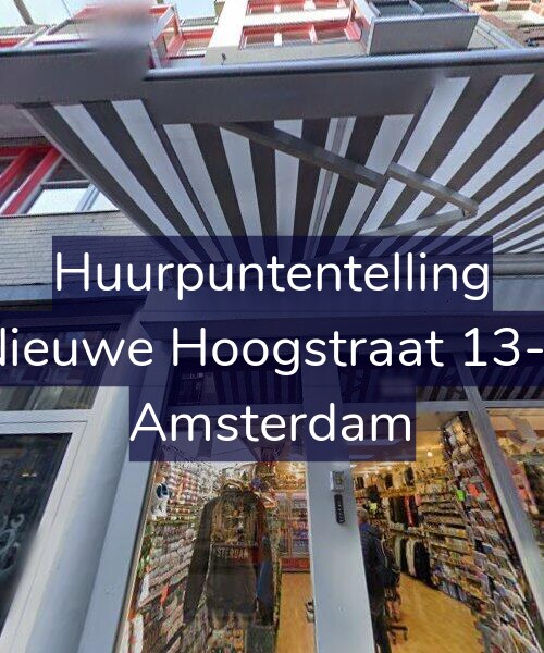 Foto gevel Huurpuntentelling voor Nieuwe Hoogstraat 13-L, Amsterdam