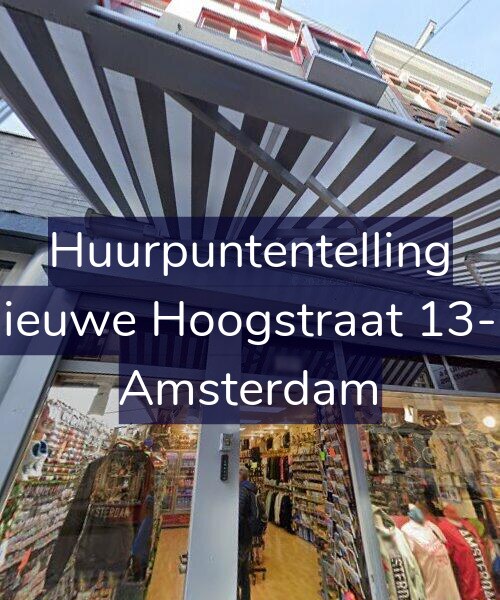 Foto gevel Huurpuntentelling voor Nieuwe Hoogstraat 13-D, Amsterdam