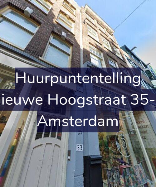 Foto gevel Huurpuntentelling voor Nieuwe Hoogstraat 35-C, Amsterdam