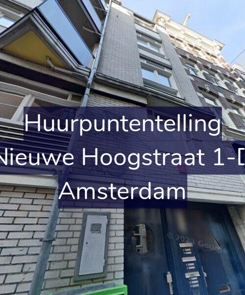 Foto gevel Huurpuntentelling voor Nieuwe Hoogstraat 1-D, Amsterdam