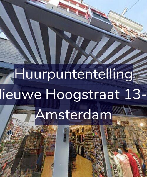 Foto gevel Huurpuntentelling voor Nieuwe Hoogstraat 13-F, Amsterdam