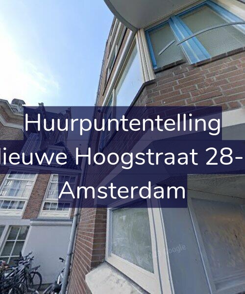 Foto gevel Huurpuntentelling voor Nieuwe Hoogstraat 28-B, Amsterdam