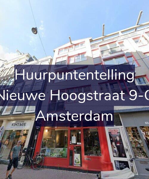 Foto gevel Huurpuntentelling voor Nieuwe Hoogstraat 9-C, Amsterdam