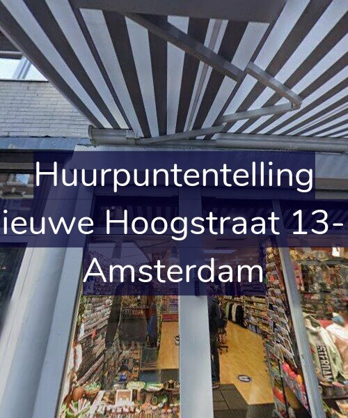 Foto gevel Huurpuntentelling voor Nieuwe Hoogstraat 13-H, Amsterdam