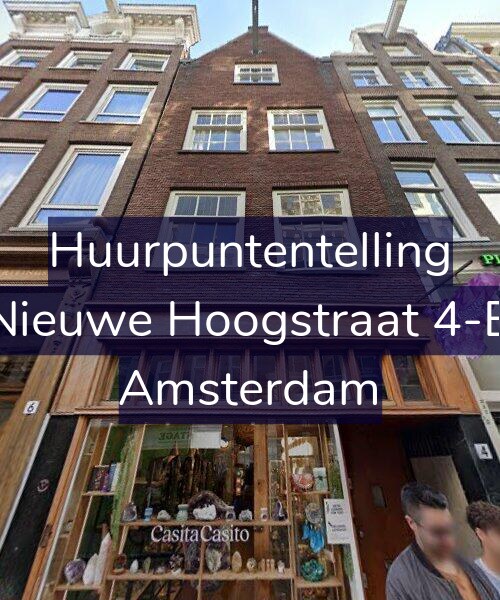 Foto gevel Huurpuntentelling voor Nieuwe Hoogstraat 4-B, Amsterdam