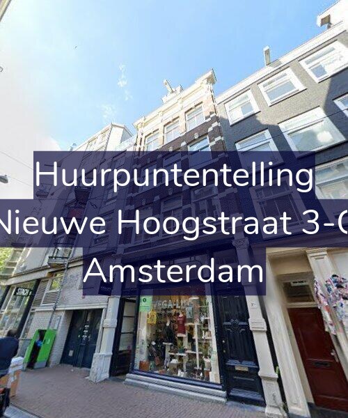 Foto gevel Huurpuntentelling voor Nieuwe Hoogstraat 3-C, Amsterdam