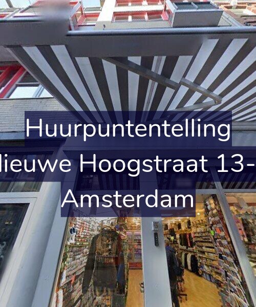 Foto gevel Huurpuntentelling voor Nieuwe Hoogstraat 13-K, Amsterdam
