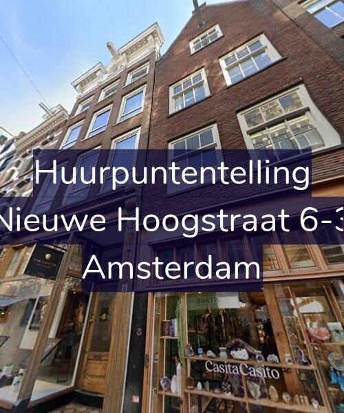 Foto gevel Huurpuntentelling voor Nieuwe Hoogstraat 6-3, Amsterdam