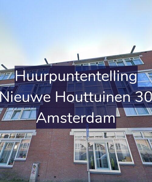 Foto gevel Huurpuntentelling voor Nieuwe Houttuinen 30, Amsterdam