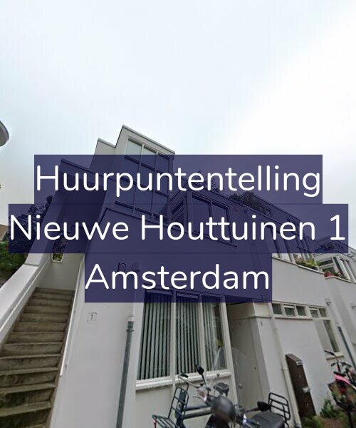 Foto gevel Huurpuntentelling voor Nieuwe Houttuinen 1, Amsterdam
