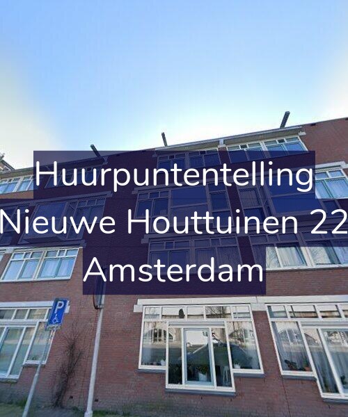 Foto gevel Huurpuntentelling voor Nieuwe Houttuinen 22, Amsterdam