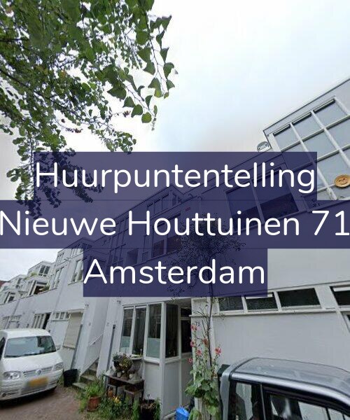 Foto gevel Huurpuntentelling voor Nieuwe Houttuinen 71, Amsterdam