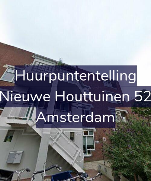 Foto gevel Huurpuntentelling voor Nieuwe Houttuinen 52, Amsterdam