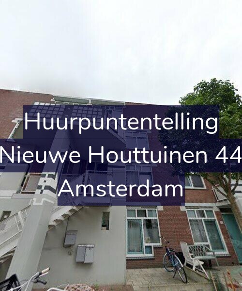 Foto gevel Huurpuntentelling voor Nieuwe Houttuinen 44, Amsterdam