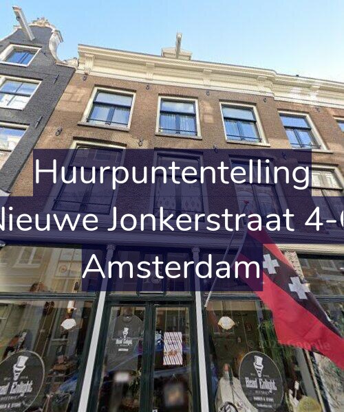 Foto gevel Huurpuntentelling voor Nieuwe Jonkerstraat 4-C, Amsterdam